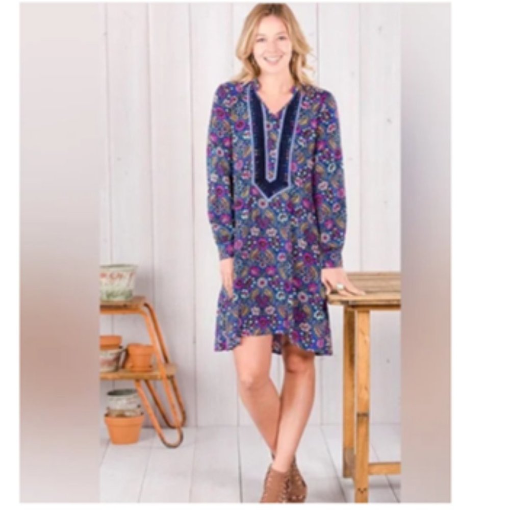 Matilda Jane Thoughts and Dreams Dress  M - EUC!